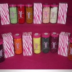 Scented jars.1/$18.2/$36. 3/50. 4/67. 5/82. 6/96. 7/105. 8/120. 9/126